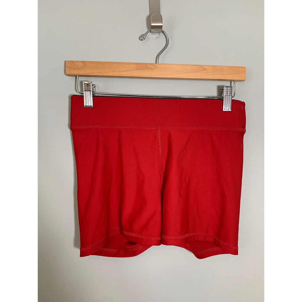 DSG Compression Shorts Women Small Red Stretch Athletic Performance Training